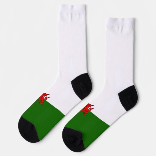 Welsh flag sokken (Links)