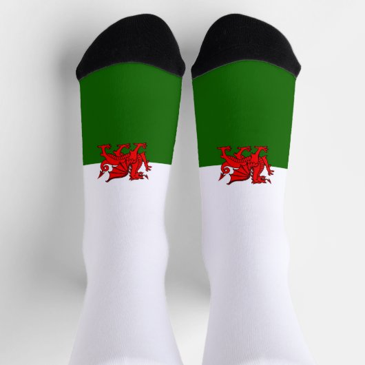 Welsh flag sokken (Top)