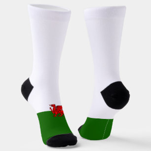 Welsh flag sokken