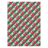 Welsh Flag Tafelkleed (Voorkant)