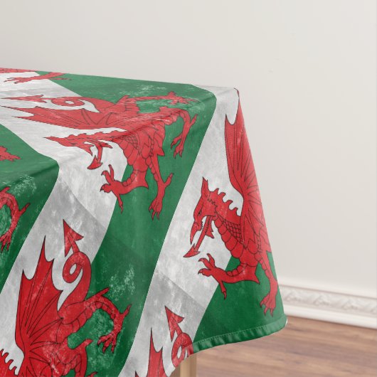 Welsh Flag Tafelkleed (Voorbeeld)