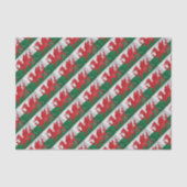 Welsh Flag Tissuepapier (Voorkant)