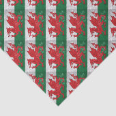 Welsh Flag Tissuepapier (Detail)