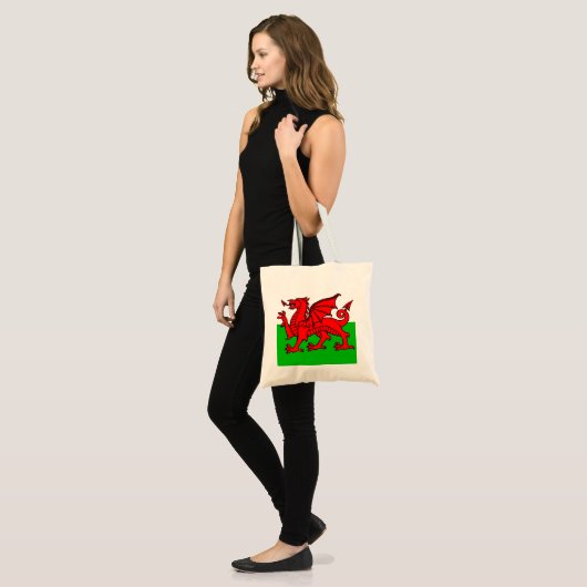 Welsh Flag Tote Bag (Voorkant (model))