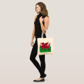 Welsh flag tote bag (Voorkant (model))