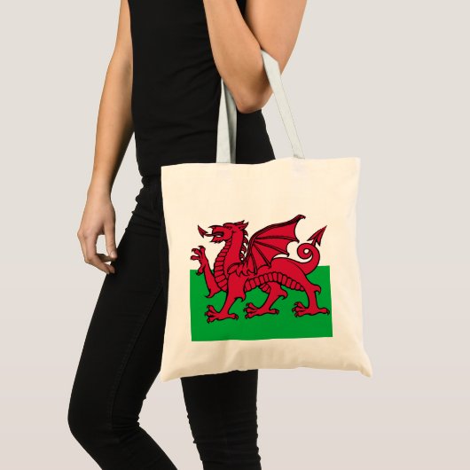 Welsh flag tote bag (Voorkant (product))