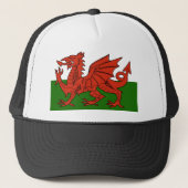 Welsh Flag Trucker Pet (Voorkant)