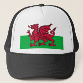 Welsh flag trucker pet (Voorkant)