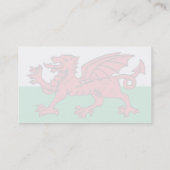 Welsh Flag Visitekaartje (Achterkant)