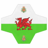 Welsh flag voetbal (Enkel)