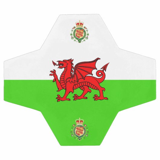 Welsh flag voetbal (Enkel)