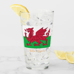 Welsh Flag & Wales country, Cymru patriot / sport Glas