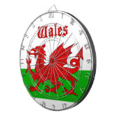 Welsh Flag Wales Dartbord (Voorkant Rechts)