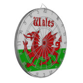 Welsh Flag Wales Dartbord (Voorkant Links)