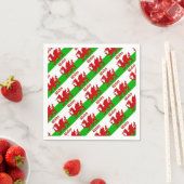 Welsh Flag Wales Servet (Insitu)