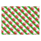 Welsh Flag Wales Tafelkleed (Voorkant (Horizontaal))