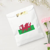 Welsh Flag (Wales) (Welsh Dragon) Bedankzakje (Gezegeld)