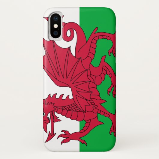 Welsh Flag (Wales) (Welsh Dragon) Case-Mate iPhone Case (Achterkant)