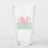 Welsh Flag (Wales) (Welsh Dragon) Glas (Achterkant)
