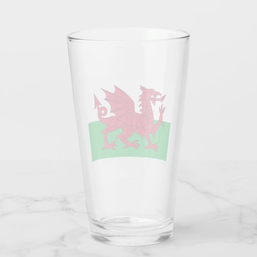 Welsh Flag (Wales) (Welsh Dragon) Glas (Achterkant)