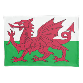 Welsh Flag (Wales) (Welsh Dragon) Kussensloop