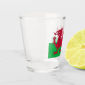 Welsh Flag (Wales) (Welsh Dragon) Shot Glas (Links)