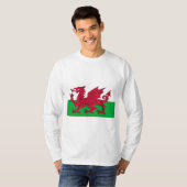 Welsh Flag (Wales) (Welsh Dragon) T-shirt (Voorkant volledig)