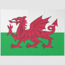 Welsh Flag (Wales) (Welsh Dragon)