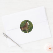 Welsh Foal Ronde Sticker (Envelop)