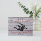 Welsh Gezegde van Aanmoediging Briefkaart (Staand voorkant)