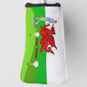 Welsh golfer golfheadcover (Draai 90)