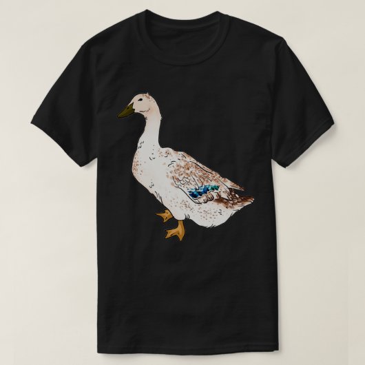 Welsh Harlequin Duck T-shirt (Design voorkant)