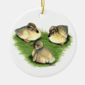 Welsh Harlequin Ducklings Keramisch Ornament (Voorkant)