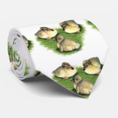 Welsh Harlequin Ducklings Stropdas (Opgerold)