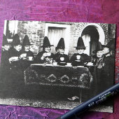 Welsh heksen hebben thee crone theatime briefkaart