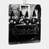 Welsh heksen hebben thee crone theatime keramisch ornament (Rechts)