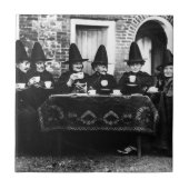Welsh heksen hebben thee crone theatime tegeltje (Voorkant)