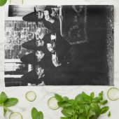 Welsh heksen hebben thee crone theatime theedoek (Gevouwen)