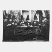 Welsh heksen hebben thee crone theatime theedoek (Horizontaal)