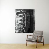 Welsh heksen hebben thee crone theatime wandkleed (In situ)