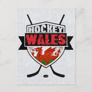 Welsh Ice Hockey Shield Wales Briefkaart