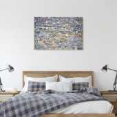 WELSH KASTEELMUUR 24x36 Canvas Afdruk (Insitu (Slaapkamer))