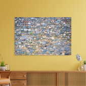 WELSH KASTEELMUUR 24x36 Canvas Afdruk (Insitu (Woonkamer))