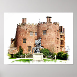 WELSH KASTELEN POSTER