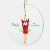 Welsh Kerstdragon Ornament (Links)