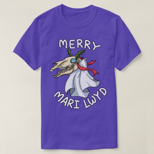Welsh Kerstmis T-shirt (Design voorkant)
