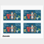 Welsh kostuum, emblemen, St David's Day Stickers (Vel)