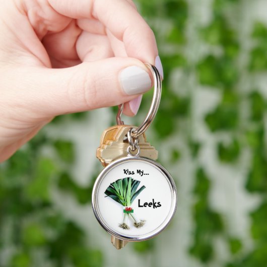 Welsh - Kus My Leeks Keyring Sleutelhanger (Hand)