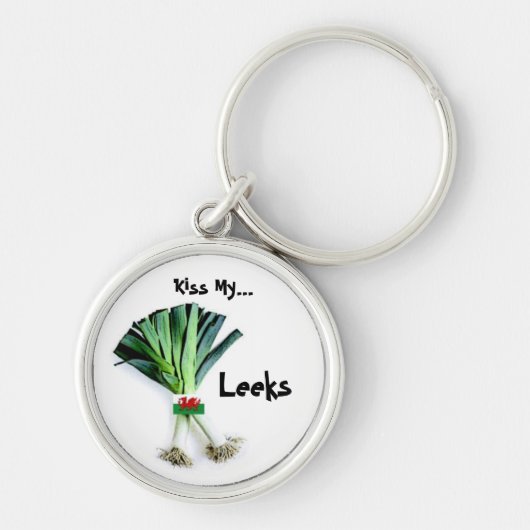 Welsh - Kus My Leeks Keyring Sleutelhanger (Voorkant)