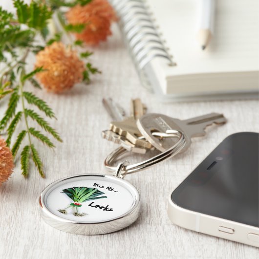Welsh - Kus My Leeks Keyring Sleutelhanger (Zijkant)